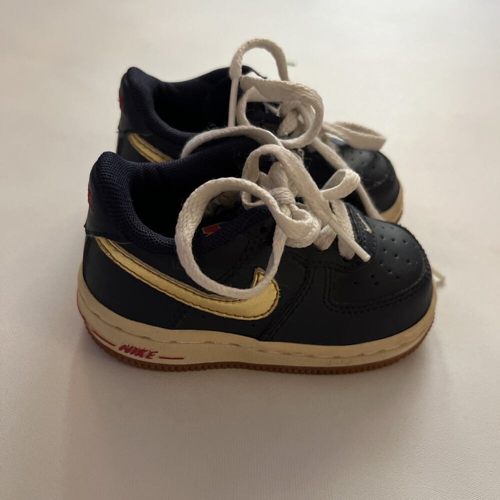 VTG 3.5 Toddler Nike Air Force 1 Sneakers Boy Kids USA Americana